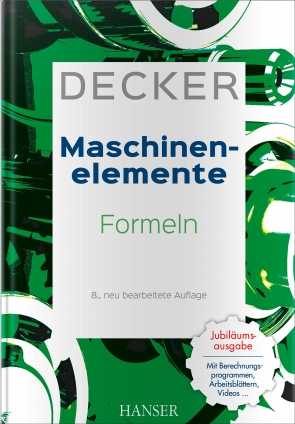 Decker Maschinenelemente - Formeln. 